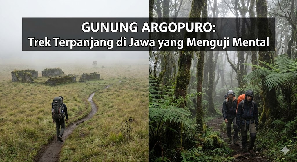 trek terpanjang di Jawa yang menguji mental